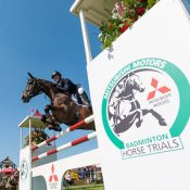 Oliver Townend (GBR) riding ODT Ghareeb in the Show Jumping phase of the 2017 Mitsubishi Motors  Badminton Horse Trials