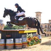 Oliver Townend and Black Tie, winners, Osborne HT, Isle of Wight